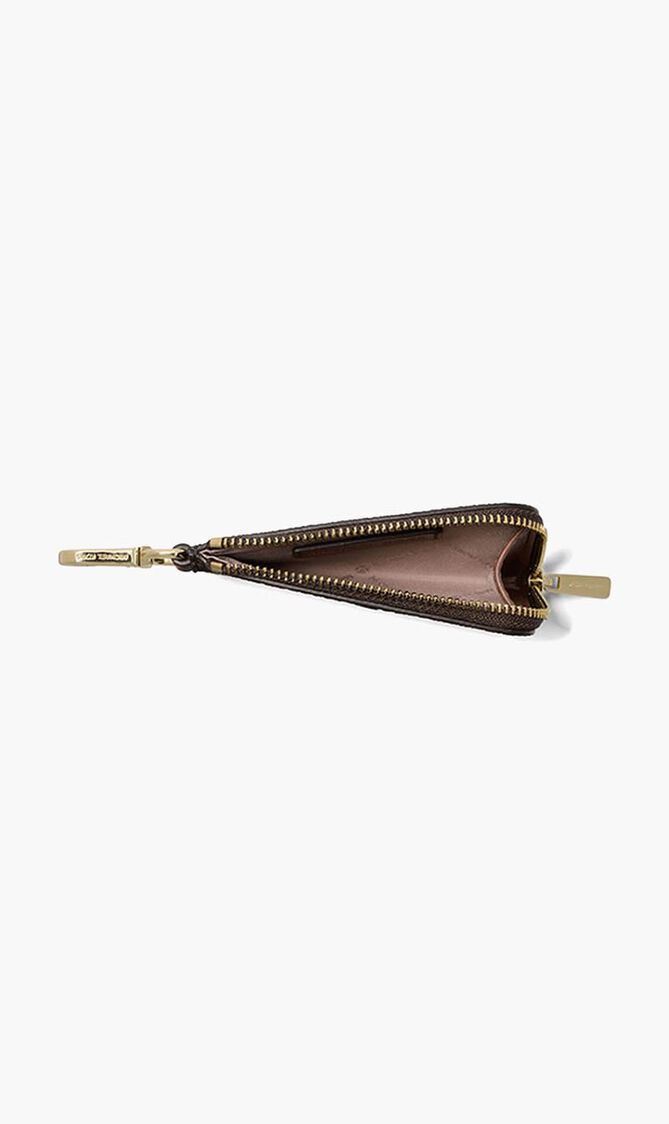 Jet Set Polka Dot Signature Logo Dual Pouch Wristlet