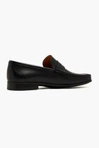 Penny-slot Leather Loafers