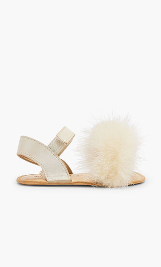 Embellished Leather Sandals