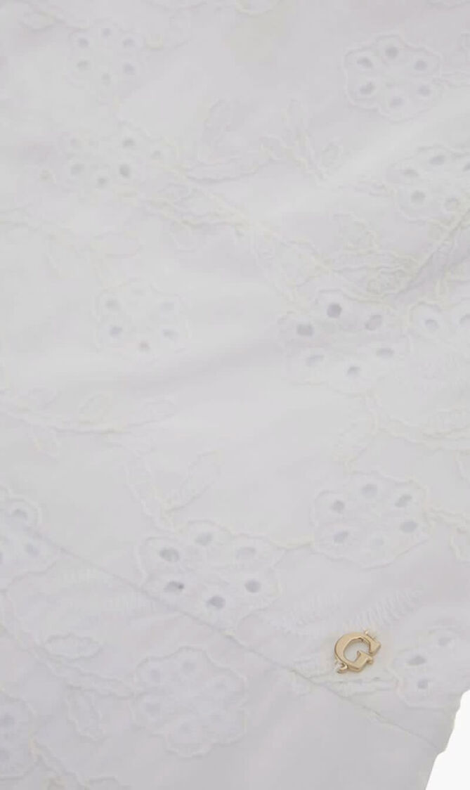 Eyelets Midi Dress