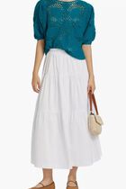 Flower Draw Crochet Cardigan