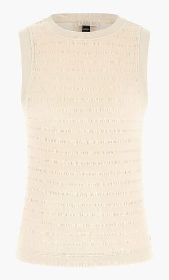 Denisa Striped Jersey Top