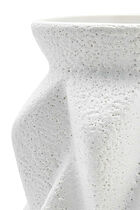 JNR ACCORDION MEDIUM VASE - WHITE JNR ACCORDION MEDIUM VASE - WHITE