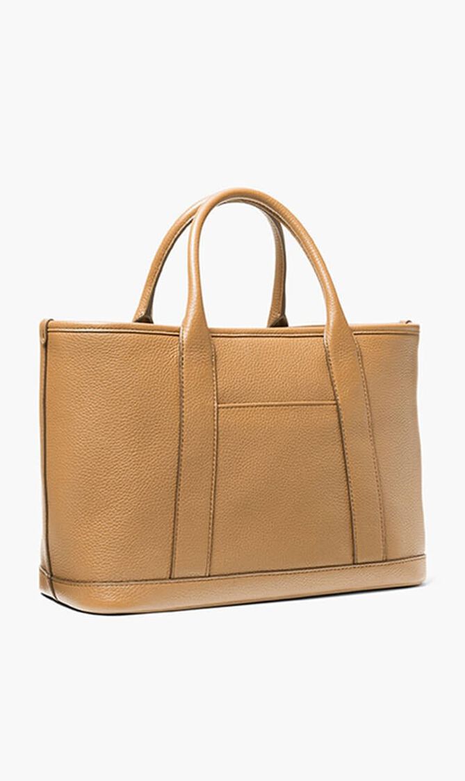 Luisa Medium Pebbled Leather Tote Bag