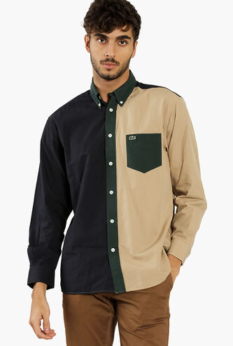 Relaxed Fit Colorblock Shirt