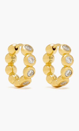 Tennis Small Hoop Earrings