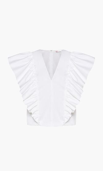 Ruffle Detail Top