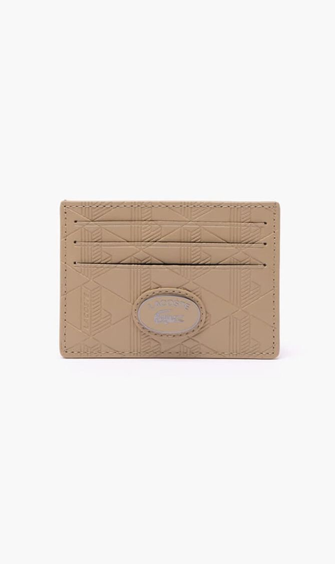 Nomogramme Leather Card Holder