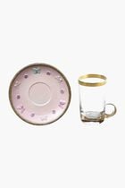 Blooming Butterfly Tea Cup and Saucer