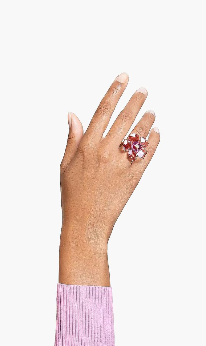 SJC FLORERE RING DOUBLE SHANK PINK/GOS 52 MM