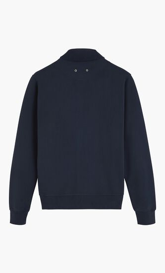 Cotton Front Zip Sweatshirt