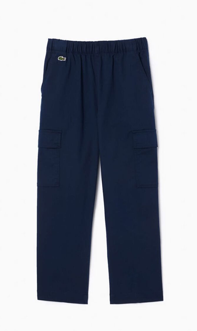 Lightweight Cotton Gabardine Cargo Pants