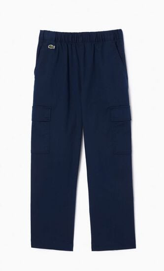 Lightweight Cotton Gabardine Cargo Pants