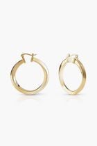 LADY ER 40MM PLAIN TWISTED HOOPS YG MAY'2022