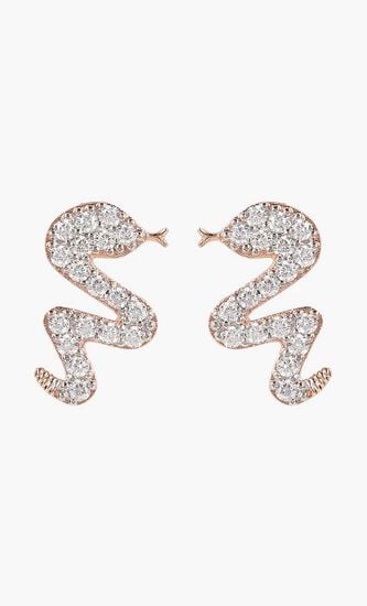 Snake Gemstone Earrings