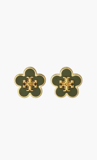 Kira Enamel Flower Stud Earring
