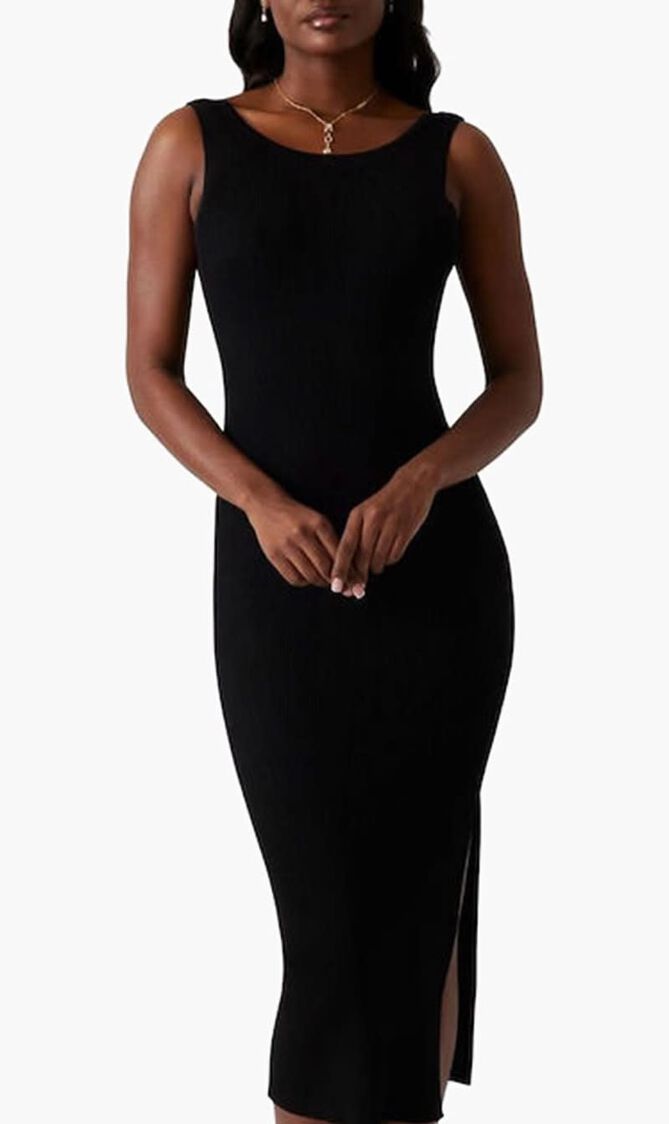 Bodycon Slit Dress