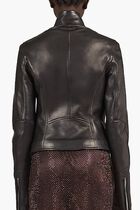 Biker Jacket with Vertical Zip Detail