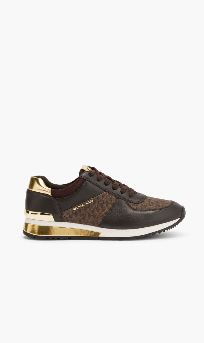 ALLIE WRAP TRAINER-BROWN