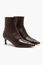 STRETCH LEATHER BOOT