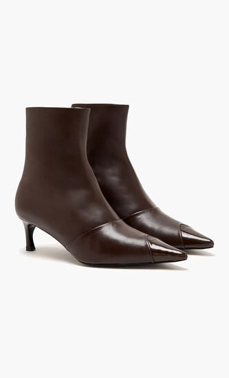 STRETCH LEATHER BOOT