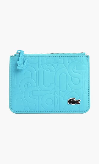 Embossed Logo XS Zipped Wallet