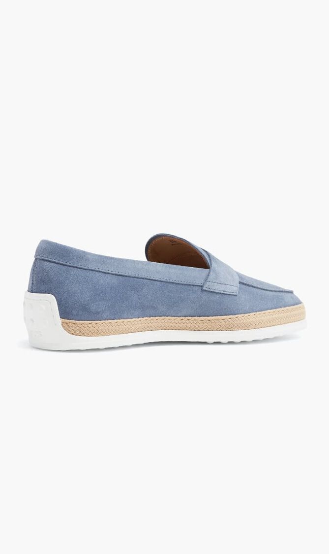 Suede Slip On Loafers
