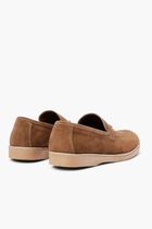 Suede Solid Loafers