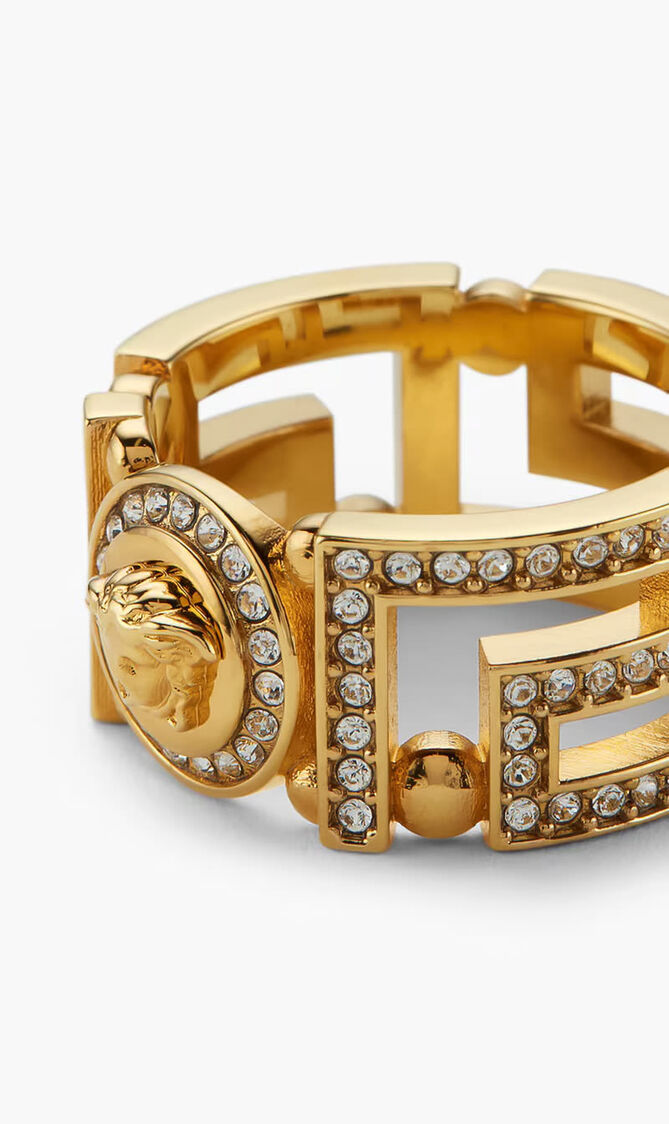 Greca Crystal Ring