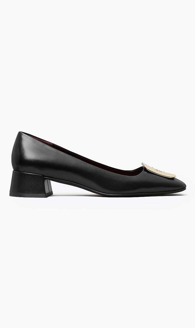 Georgia Embellished Leather Pumps