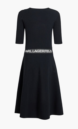 SSLV LOGO KNIT DRESS