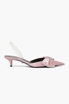 Alia 45 Slingback Satin Pumps