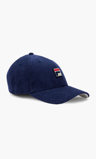 SHYLOCORD F_BOX LOGO CORDUROY BASEBALL CAP