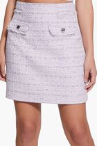 New Sofia Mini Tweed Skirt