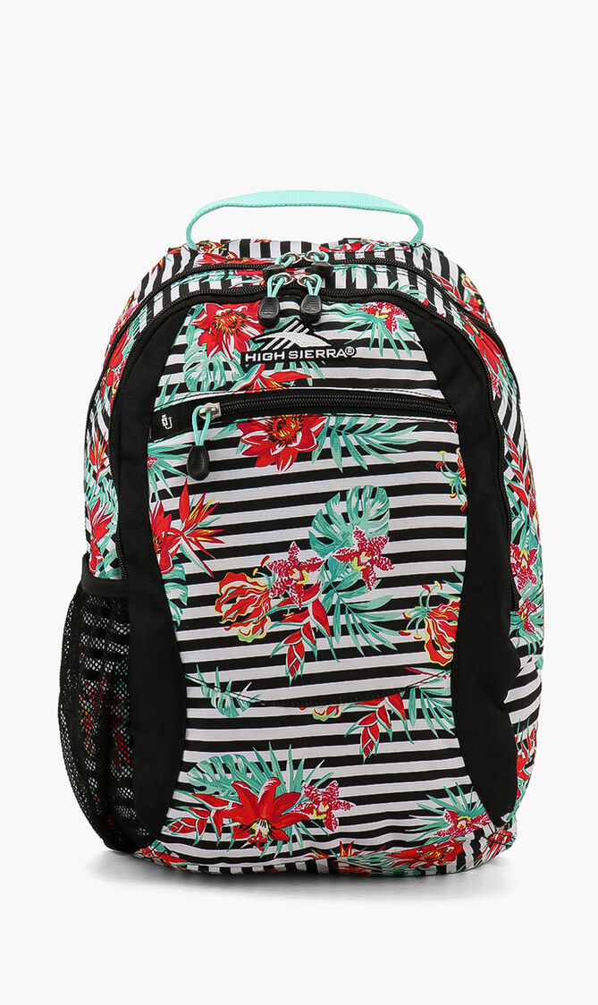 Tropical Stripe Backpack