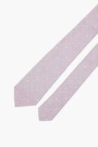 Narrow Spot Silk Tie