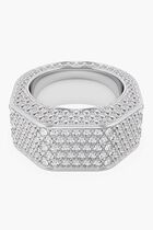 SJC DEXTERA RING OCT FULL PAVE CRE/RHS 50 MM SJC DEXTERA RING OCT FULL PAVE CRE/RHS 50 MM