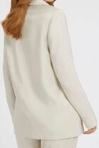 Satin Double Breasted Blazer