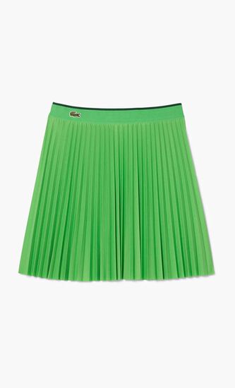 Short Pleated Elastic Waist Skirt