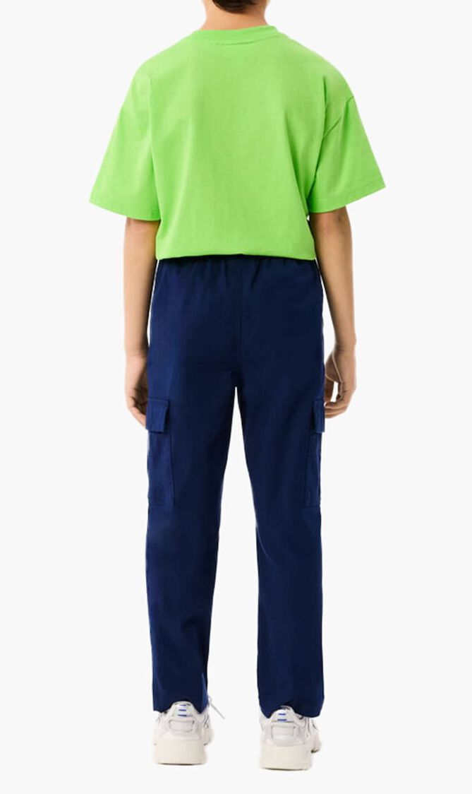 Lightweight Cotton Gabardine Cargo Pants