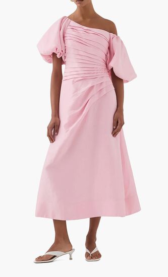 Cadence Ruched Midi Dress