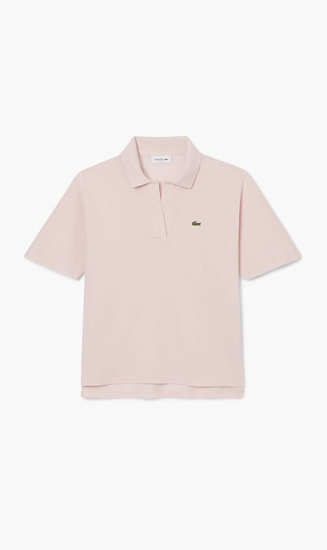 Relaxed Fit Fluid Pique Polo Shirt