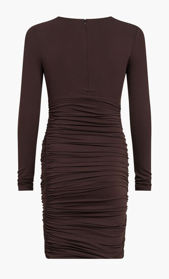 STR JERSEY LS RUCHED