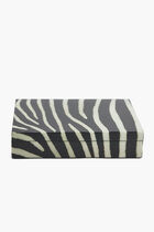 Zebra Print Rectangular Box