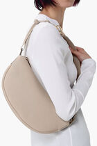 Logo Detail Calfskin Tote Bag