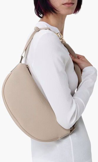 Logo Detail Calfskin Tote Bag