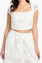 Embroidered Corset Top