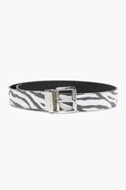 Zebra Jacquard Reversible Belt