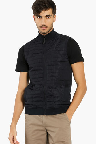 Quilted Jersey Gilet