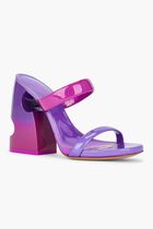 SHADE BULKY PATENT LEA MULE FUCHSIA VIOL